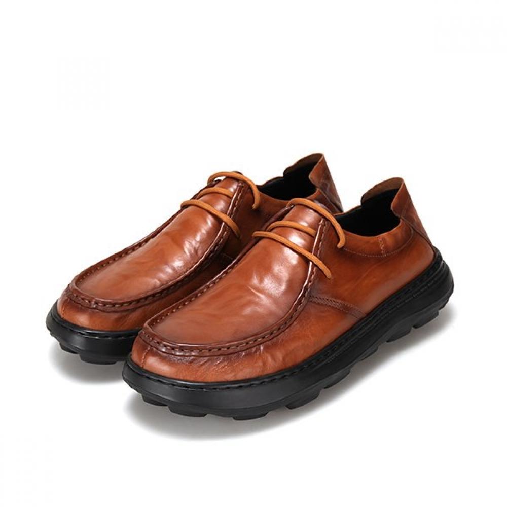 Barbara Leather Banding 3cm Men S Derby Loafer Bmh104br 255