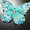 DIY Beaded Butterfly Appliques Handmade Sequin Patch New Clothing Decoration Patch  Bag Decoration