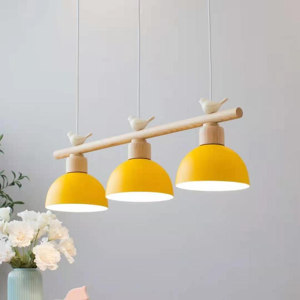Nordic Modern Three-Head Pendant Lights - Simple Luxury Dining & Bar Bird Design