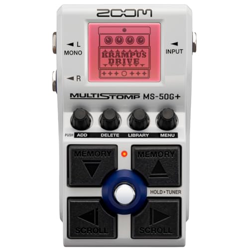 ZOOM MS-50G Plus Guitar Multi-Stomp [102 Effects/Amp Simulator/Tuner] USB-C Stereo Output Domestic Genuine Product