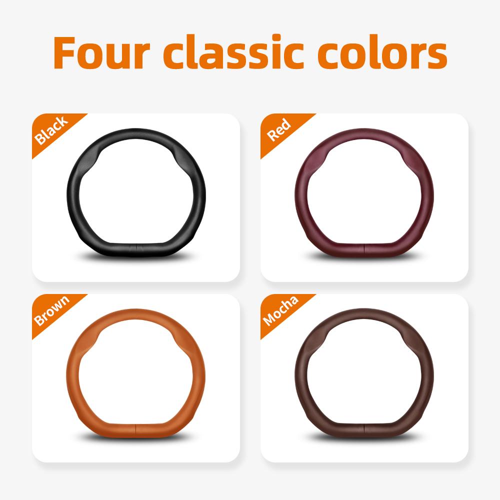 For Mercedes-Benz D-Shaped Steering Wheel Cover Ultra - Thin Micro Fiber Leather W206 W177 W213 X253 W463 C118 W176 W247 W205