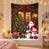 Christmas Printed Tapestry Wall Hanging For Bedroom Living Room Wall Decor Holiday Gift