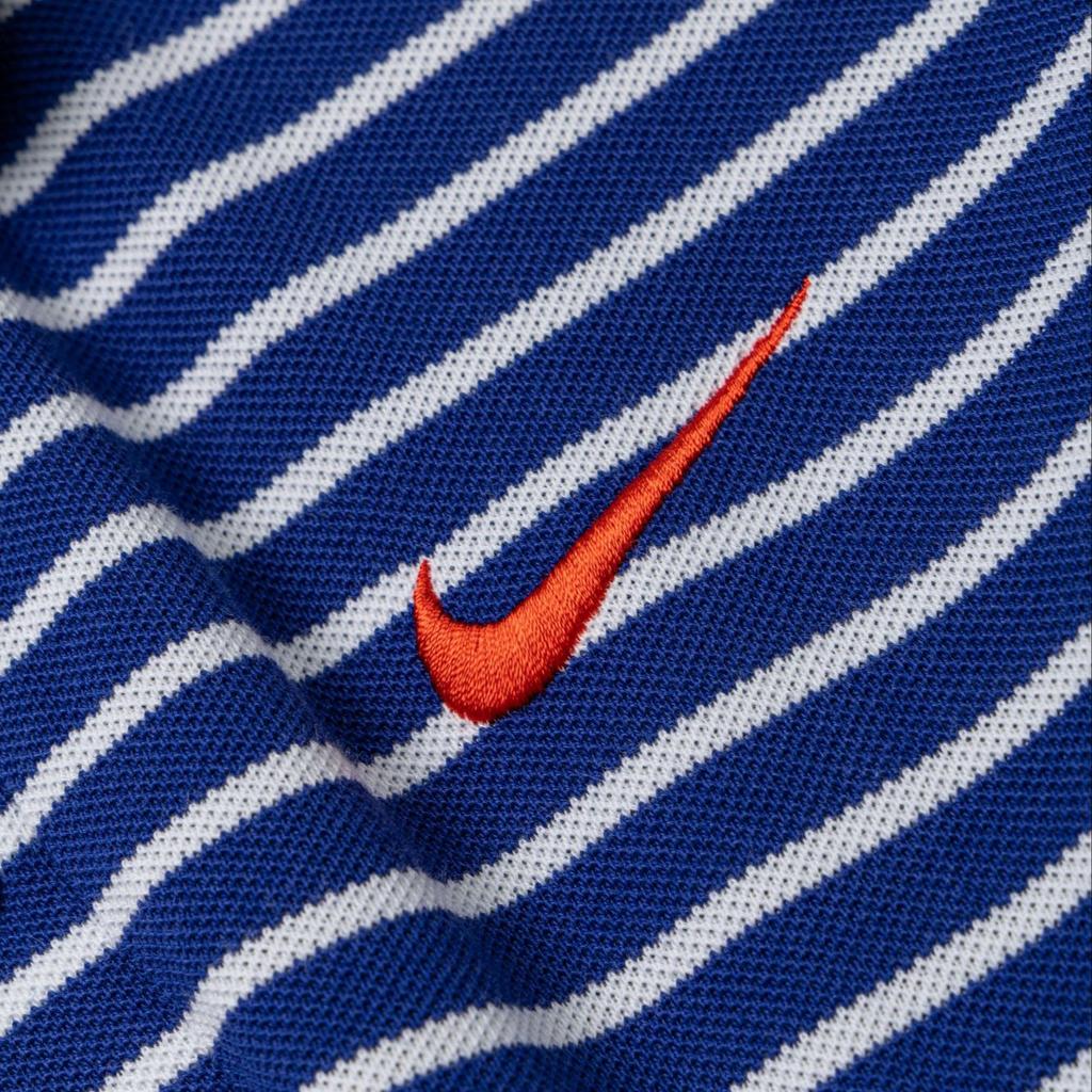 Nike Blue And White Striped Versatile Comfortable Short Sleeve Knit Top Men Tops 727690-455