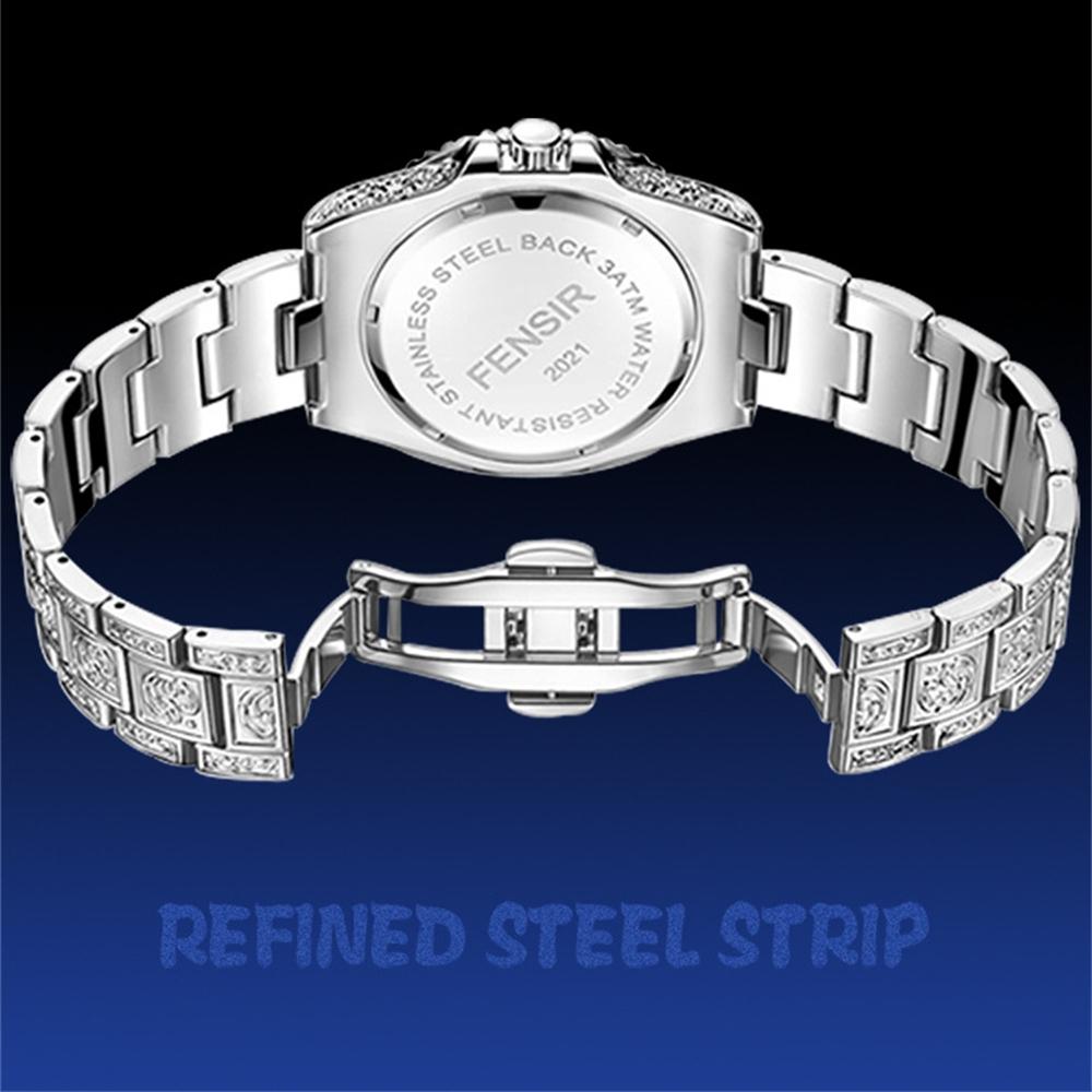 Casual and Fashionable Men Watch Retro Carved Business Quartz Watches Light Luxury Clocks Gifts Watches for Man