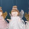 Reusable Textiles Angel Hanging Doll Ornamentation All Ages Safe Decors For Christmas Birthdays Special Event Decors