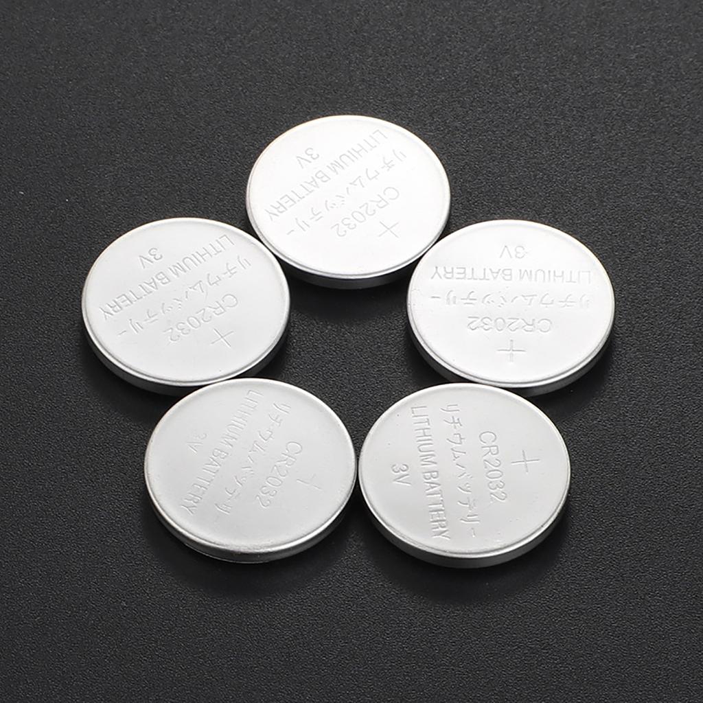 Long-lasting CR2032 Button Cell Battery 3V for Automotive Remote Control Stable and Durable Button Coin Cell Batteries