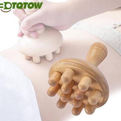 1Pc Wood Therapy Mushroom Massage Tools,Wooden Mushroom Massager,Anti Cellulite Lymphatic Therapy Massage Cup Tools For All Body