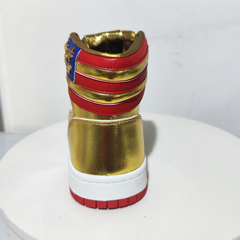 2025 Trump goldener Schriftzug AJ Board Schuhe Herren Sneaker Trump Sneaker Schuhe individuell