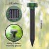 Solar Ultrasonic Snake Mouse Repeller Outdoor Pest Control 2PCS