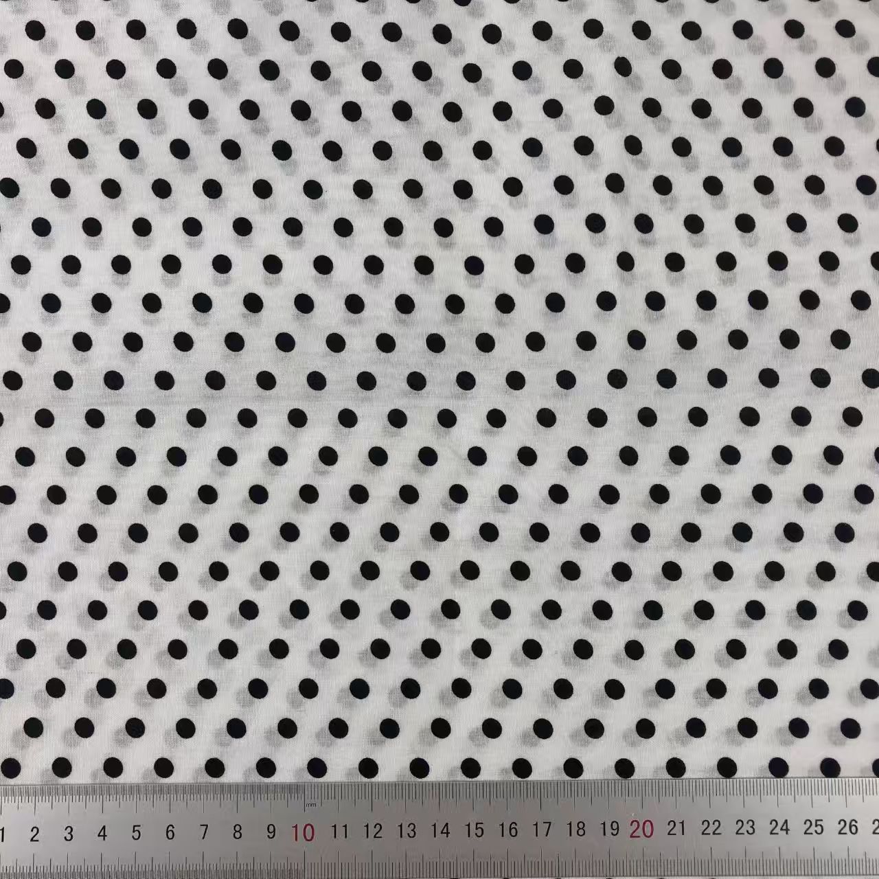 40s Cotton Poplin Printed Fabric, 0.5 cm Polka Dot Printed, in Stock Item
