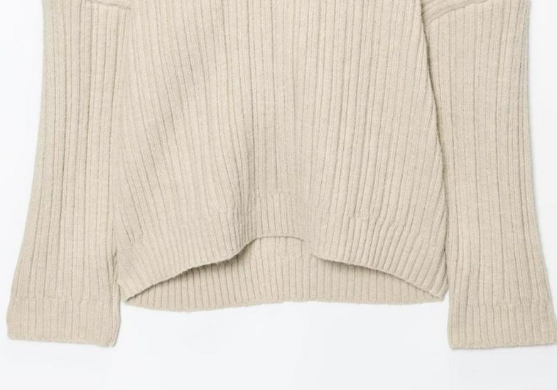 European Hot-Selling Lazy One-Shoulder Knit Sweater