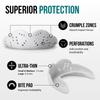 SISU Aero Small Mouthguard Snow White - 1.6mm Thin Profile