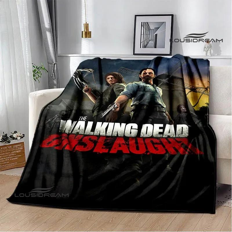 The Walking Dead printed blanket picnic blanket Warm Flannel blankets Soft and comfortable blanket bed linings Birthday Gift