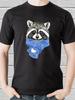 Waschbär im Schal T-Shirt