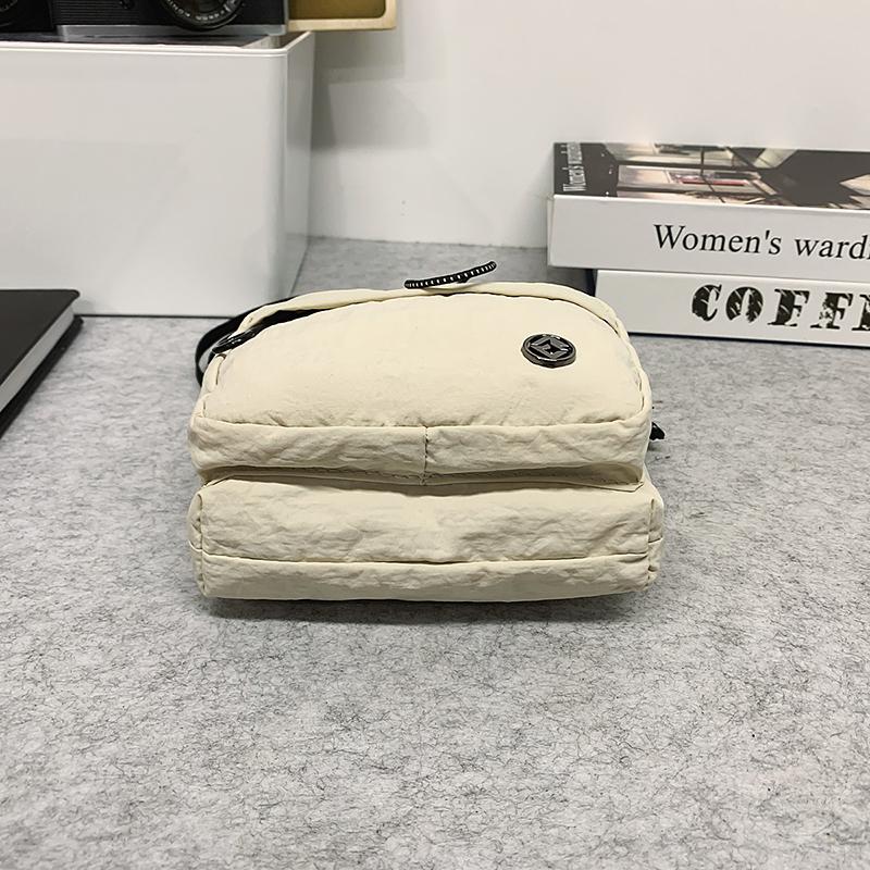 Women's Portable Sports Water Cup Bag Drawstring Nylon Crossbody Mini Mobile Phone Bag