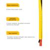 Outdoor Rock Climbing Rope Cover Protector Anti-wear Rope Protection Sleeve Sturdy Durable Climbing