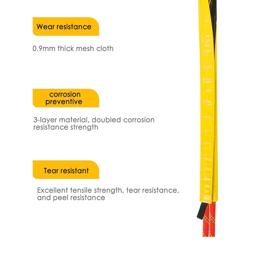 Outdoor Rock Climbing Rope Cover Protector Anti-wear Rope Protection Sleeve Sturdy Durable Climbing