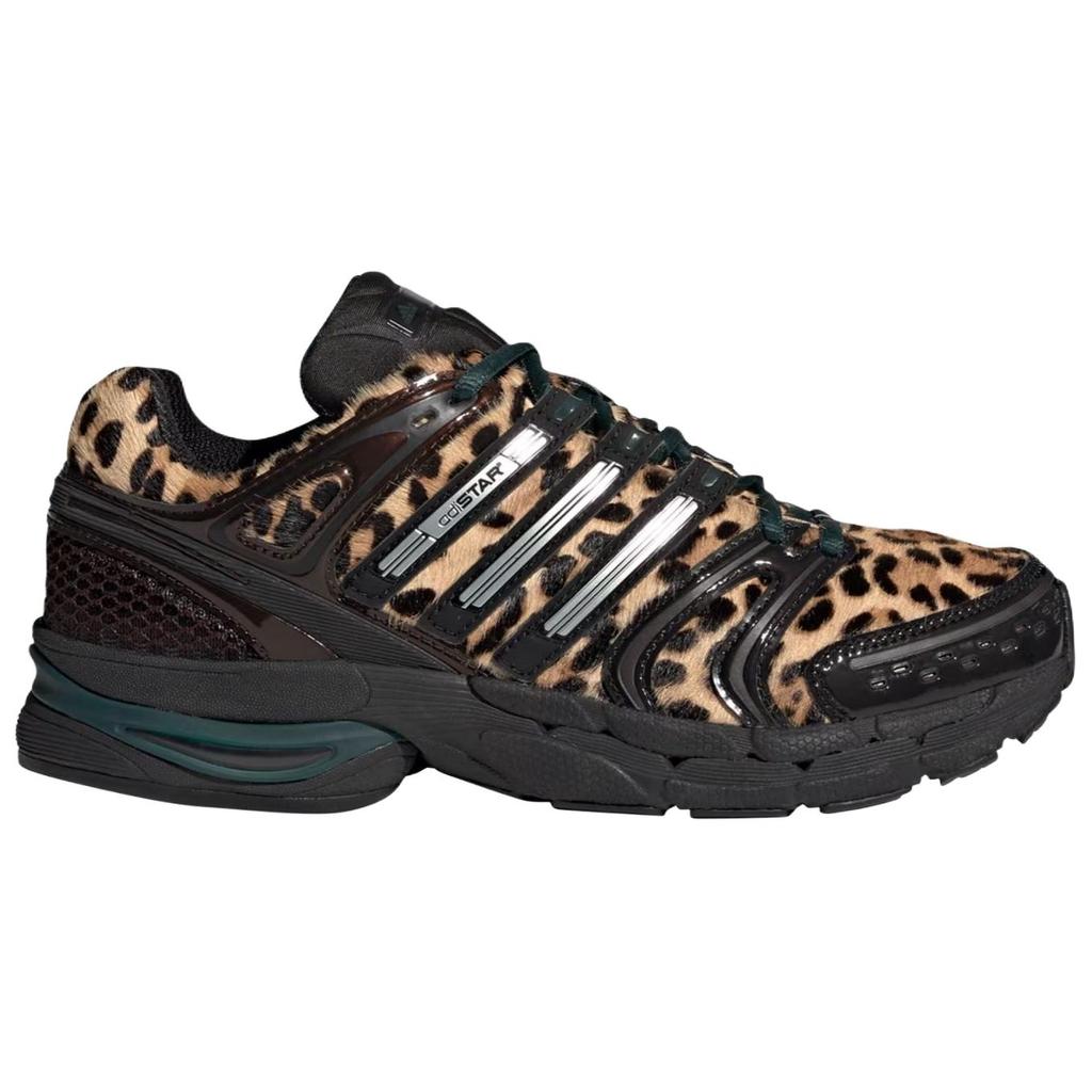 adidas Adistar Control 5 Leopard Aurora Ivy Black Women Sneakers Brown Core-Black Silver-Metallic KI4204
