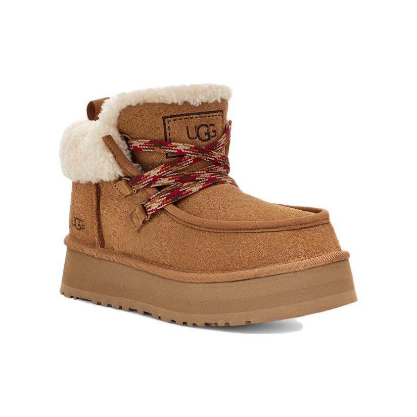 New UGG Funkarra Cabin Cuff Boot Chestnut Women's 1143954-CHE