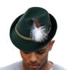 Oktoberfest Hat Jazz Hat Bowler Hats Curled Halloween Costume Cosplay CapS Costume Caps for Role Play Cosplay Halloween Party