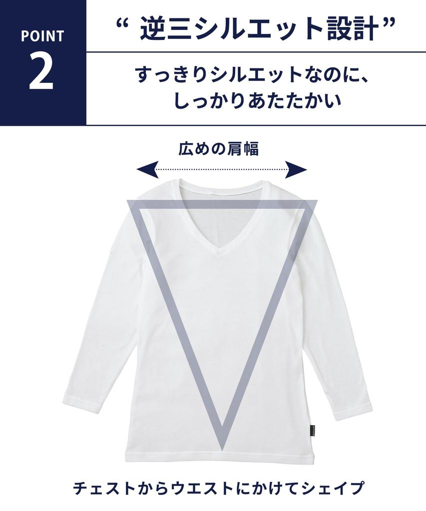 Bros by Wacoal Inner Brushed Cotton Size M Men's Top, Blend, 3/4 Sleeves, V-Neck, GL5021, Men's,