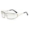 YK metal sunglasses hollowed out new women's European and American personality spice girls dancing sunglasses fashion ins sunglasses tide