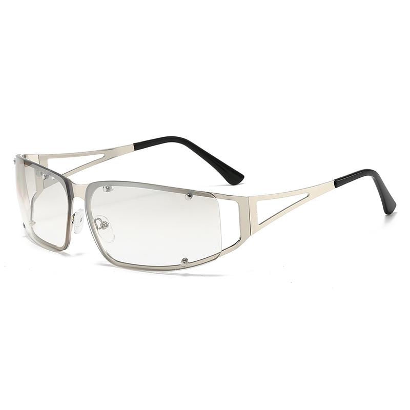 YK metal sunglasses hollowed out new women's European and American personality spice girls dancing sunglasses fashion ins sunglasses tide