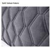 All-inclusive Super Soft Smooth Quilted Head Cover Thicken Velvet Headboard Cover Solid Color Bed Back Dust Protector Cover