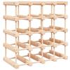 VidaXL Wine Rack for 20 Bottles 46.5x23x46.5 Cm Solid Pine 353751