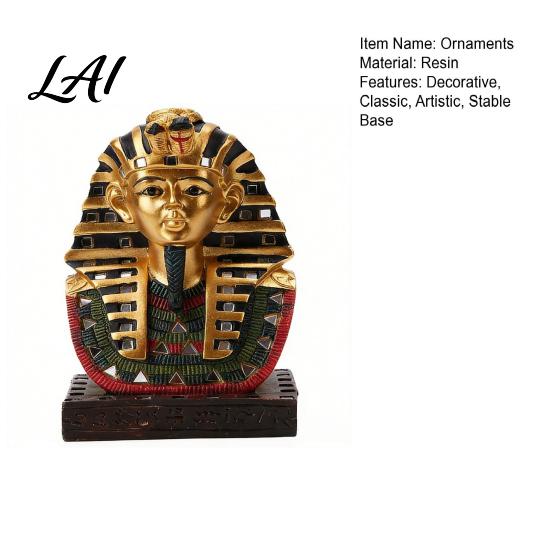 Hars Ambacht Huisdecoratie Egyptische Sfinx Standbeeld Ornament Retro Oude Beeldje Klassieke Verfijnde Kunst Artistieke Beeldhouwwerk Miniatures Kantoor