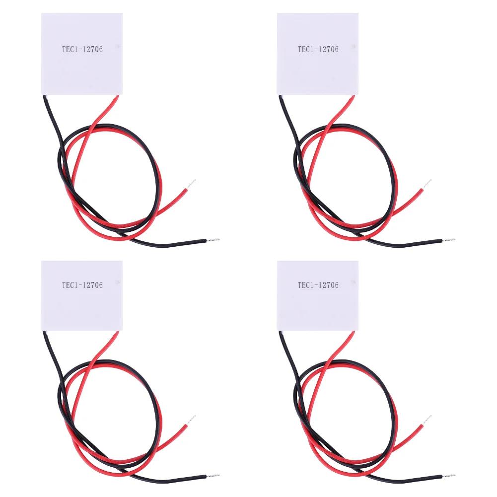 1-10PCS TEC1-12706 Thermoelectric Cooler Peltier Elemente Module 65W 12V 5.8A Plate Module for Cooling for Power Generation