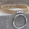 Schwarzer Leder Goth Choker Punk Harajuku Halsband Gothic Halskette Grunge Choker Cosplay Party Festival Schmuck