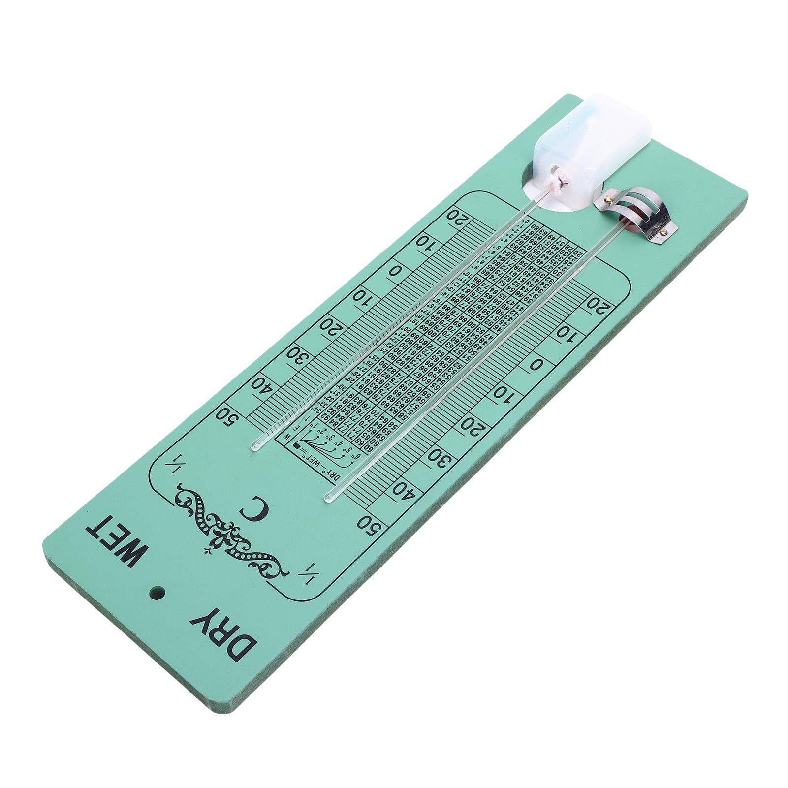 

Морской психрометр высокой точности Древесно-пластиковый композит Лодочный термометр-гигрометр с влажным и сухим термометрами