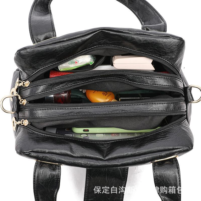 Bags Women's Trend Large Capacity Shoulder Bags Soft Leather Texture Multi-purpose Women's Bags Fashion Portable Messenger Bags Light Luxury