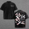 Vintage Washed Anime BLEACH Yhwach Manga Print T Shirt Unisex Fans Casual Oversized Japanese Style Streetwear Short Sleeve Tops