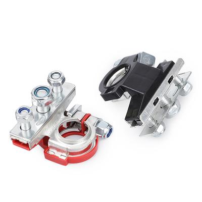 12V-24V Automotive Car Top Post Battery Terminals Wire Cable Clamp Terminal Connectors Car Accessories 2pcs/set
