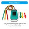 Three Phase Voltages Sequences Checkers 3 Phase Rotation Meter LED Indicator Detectors for Electrical Work