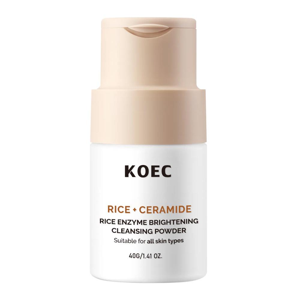 KOEC Rice Ceramide Cleansing Powder 40g Deep Clean Exfoliating Powder Pore Purifying Gentle Skincare
