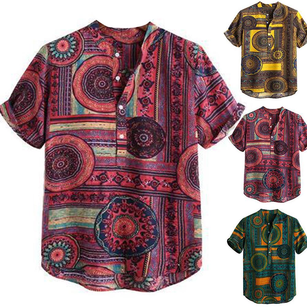 ethnic pattern shirt