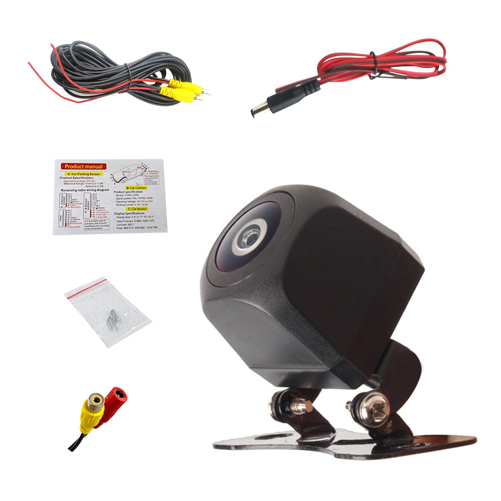 

Автомобильная безопасная инфракрасная ночная съемка новейшая AHD 720P задняя 1 миллион CCD номерной знак минимальная освещенность ночной съемки IP69K высокая универсальная для RCA