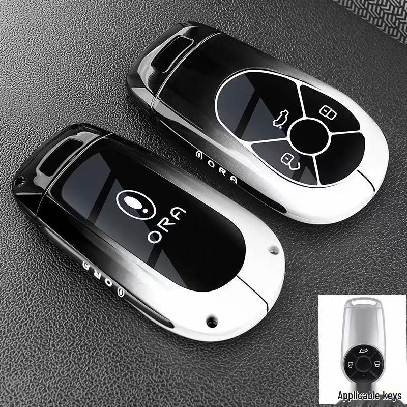 

Great Wall ORA EV Key Case for ORA Ballet Cat, Lightning Cat, and Good Cat GT - Remote Control Protective Shell for Women
