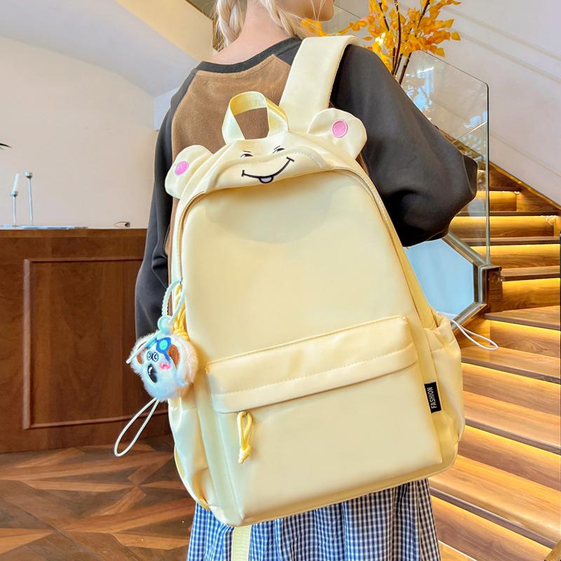 Schoolbag new cute niche design backpack casual personalized student schoolbag girls lightweight large capacity backpack