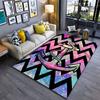 Anchor Chevron Pattern Vibrant Colors Carpet Yoga Living Room Room Decor Children's Crawling Mat Doormat Area Rug