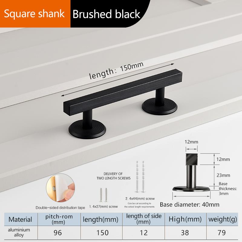 Stick On Cabinet Handles black Peel And Stick Door Pulls No Drill Drawer Pulls Self Adhesive handles for glass sliding door