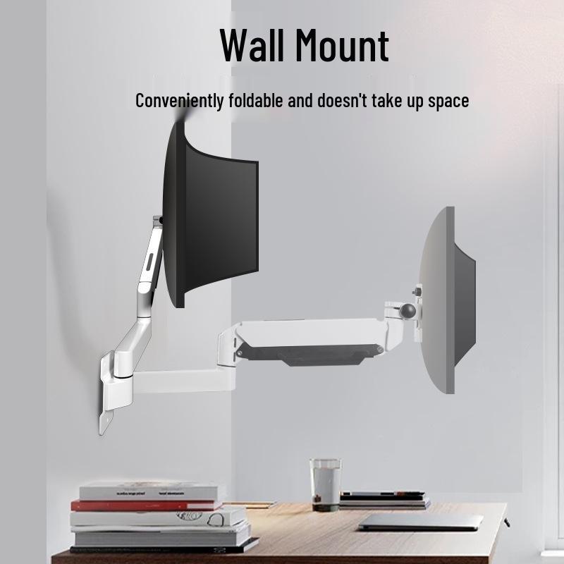 Adjustable Wall-Mounted Display Bracket, 59CM Extension, Rotating Industrial Equipment Holder