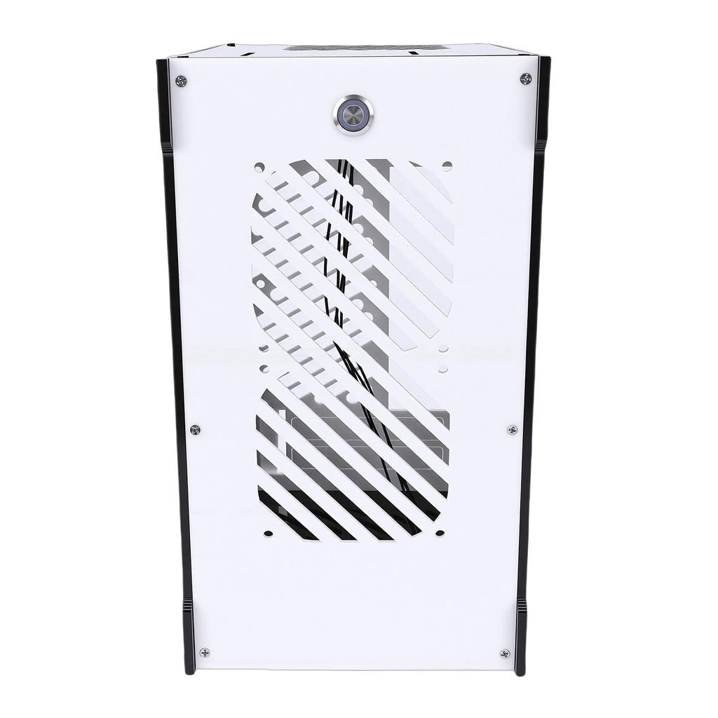 Small PC Case 360 Degree Open Hollow Cooling Desktop Computer Case Acrylic 292x220x165mm