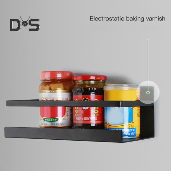Magnetic Refrigerator Storage Rack Fridge Spice Holder Rustproof Corrosion Resistant Strong Load-bearing Magnetic Spice Rack