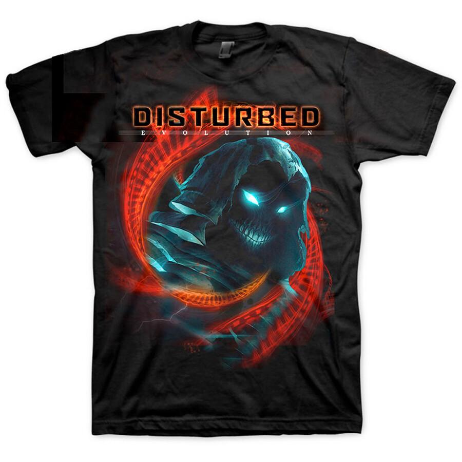 Disturbed - DNA Swirl - Black T-shirt