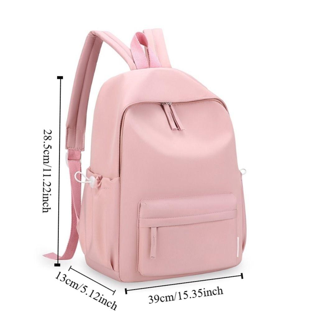 Portable Small Pack Solid Color Backpack Solid Color Handbag Student Shoulder Bag Korean Style Casual Backpack Outdoor