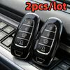 S/Lot Car Key Case Covers For    Hyundai Sonata Nexo Santa Fe Tucson 4 Buttons